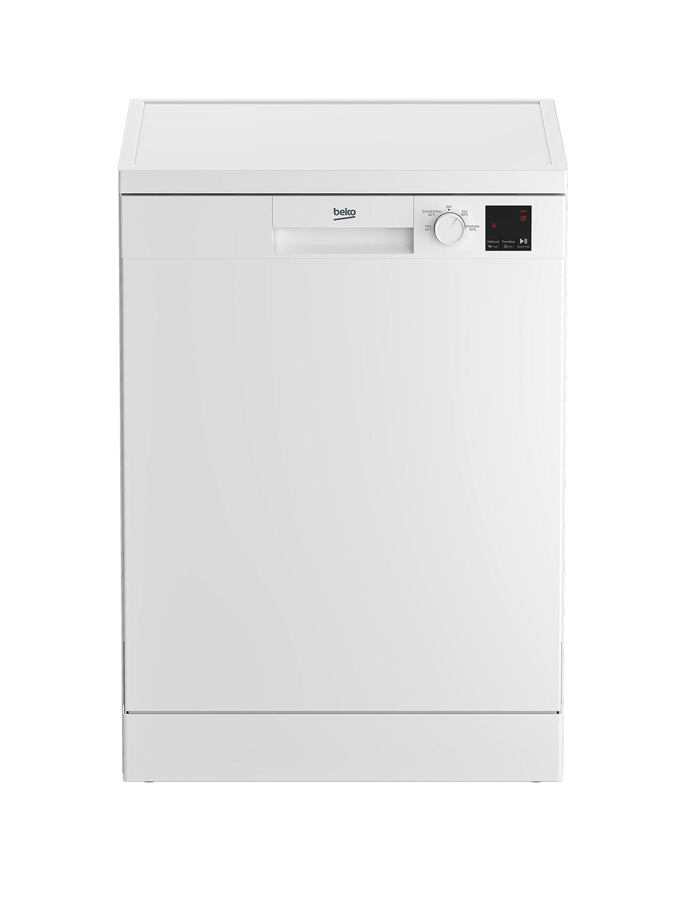 Beko DVN04320W 13Place Full Size Freestanding Dishwasher, White