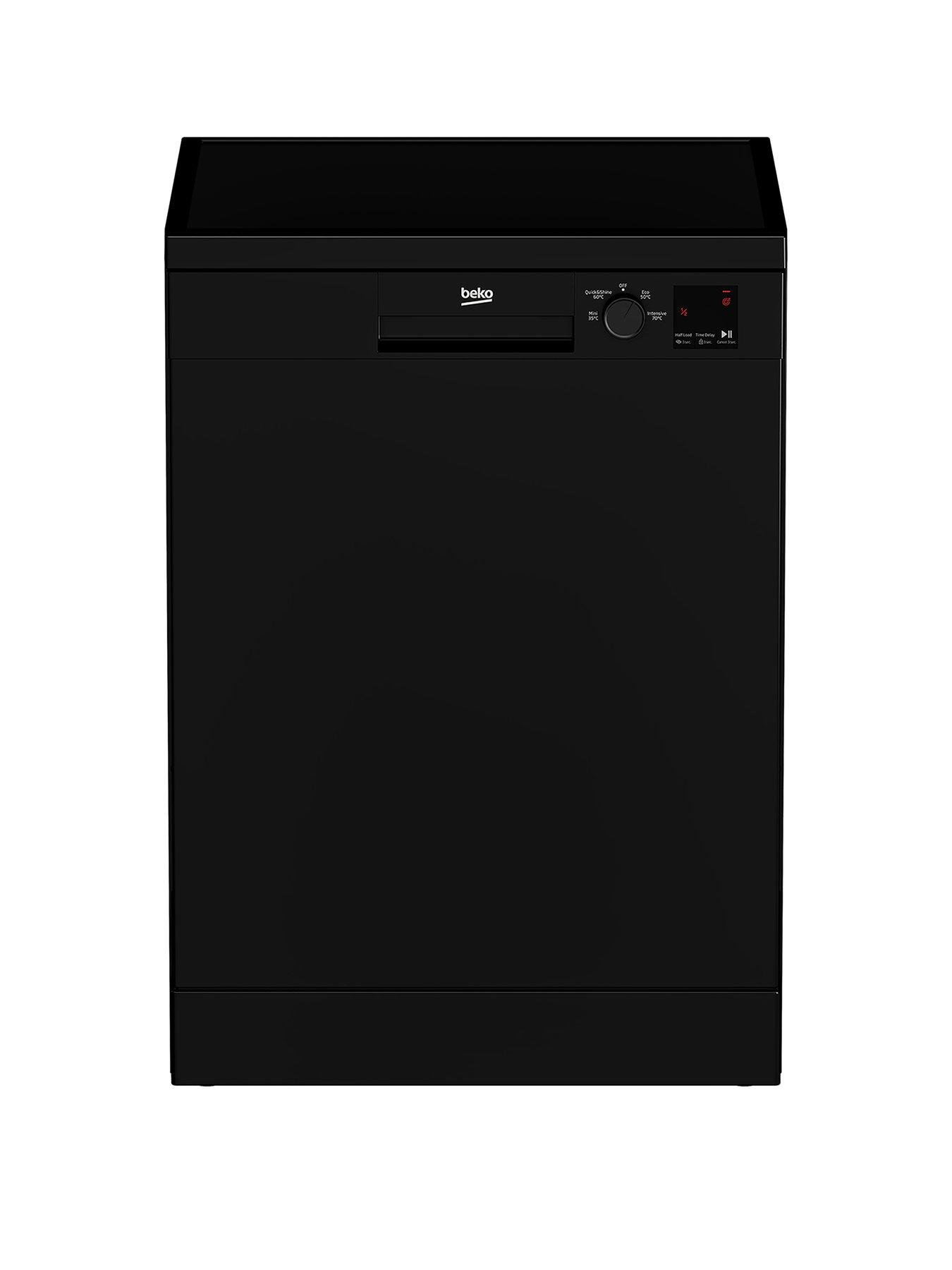 undefined DVN04320B 13-Place Full Size Freestanding Dishwasher - Black