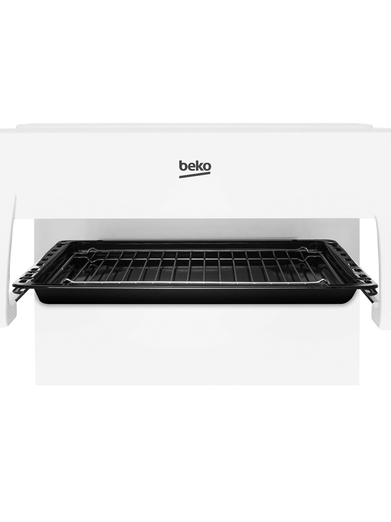 Image 3 of 6 of Beko KA52NEW 50cm Wide Single Oven High Level Grill Gas Cooker - White