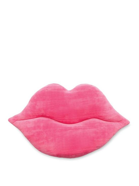 stillFront image of sassy-b-read-my-lips-cushion