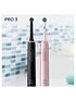  image of oral-b-pro-3-3900-cross-action-black-amp-pink-electric-toothbrushes-designed-by-braun
