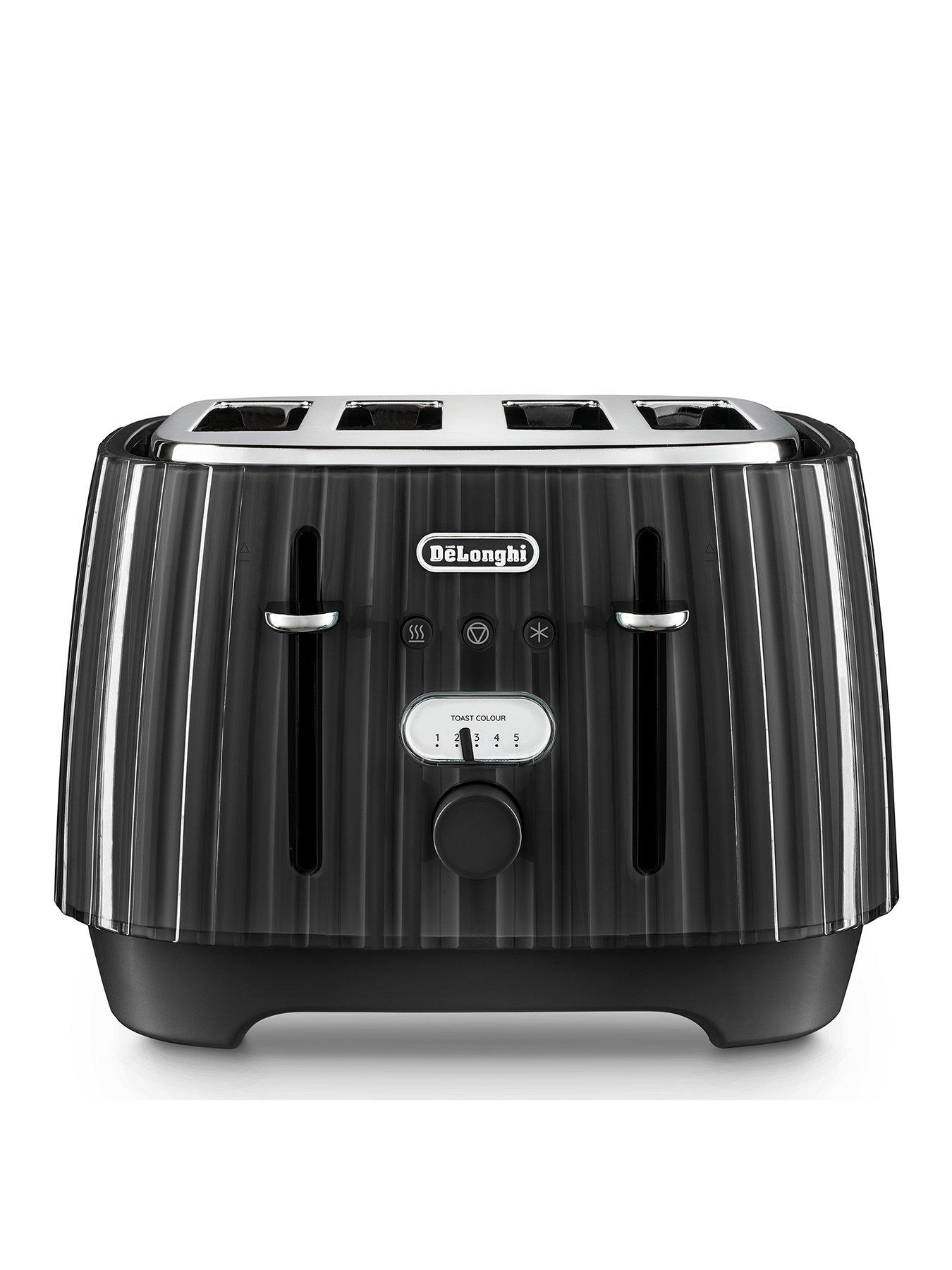 DeLonghi Ballerina 4 Slice Toaster - Black