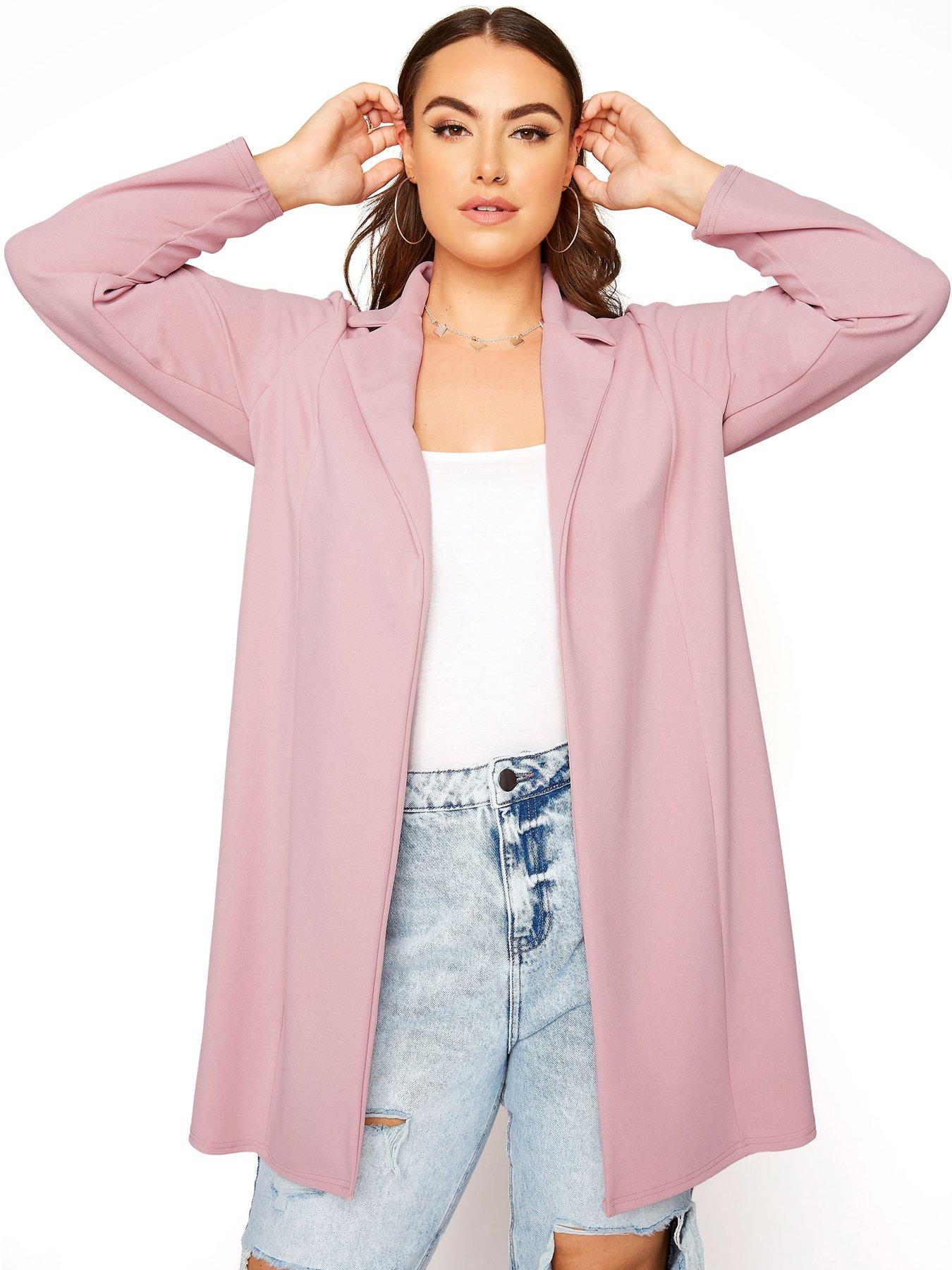 Yours Dusky Pink Blazer