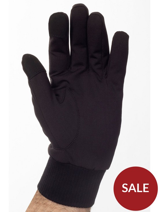 back image of dkny-sport-performance-gloves-black