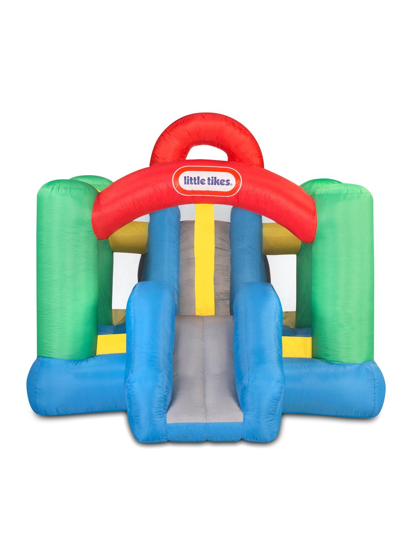 Little Tikes Jump n Double Slide Bouncer Tall Protective Wall For Age 3 With Storage Bag littlewoods