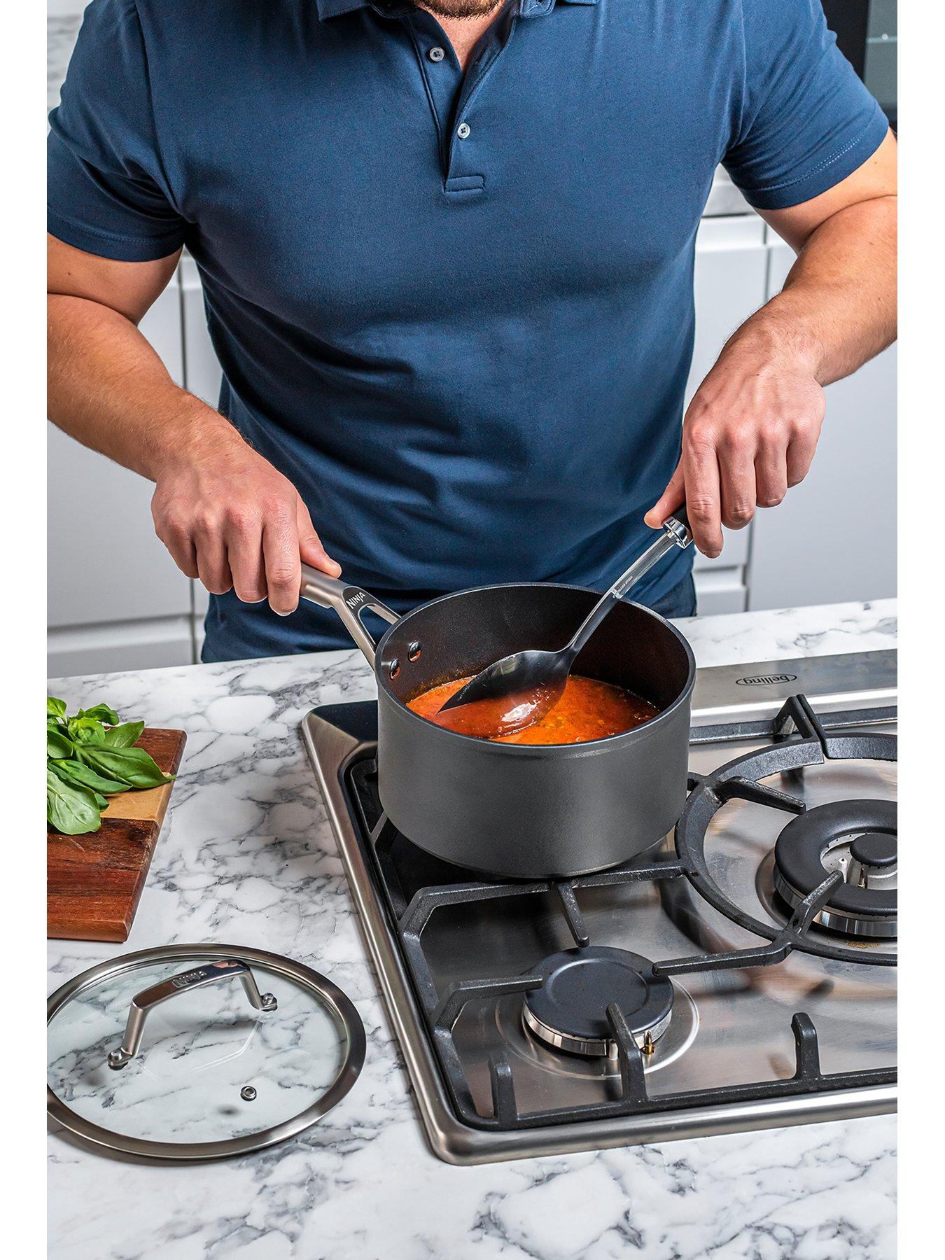 Image 4 of 7 of NINJA Foodi ZEROSTICK 3 Piece Pan Set - 16cm, 18cm and 20cm Saucepans,&nbsp;non stick -&nbsp;C33000UK