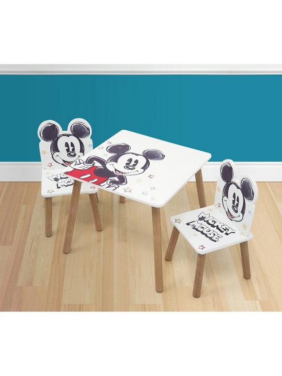 stillFront image of mickey-mouse-classic-table-and-2-chair-set