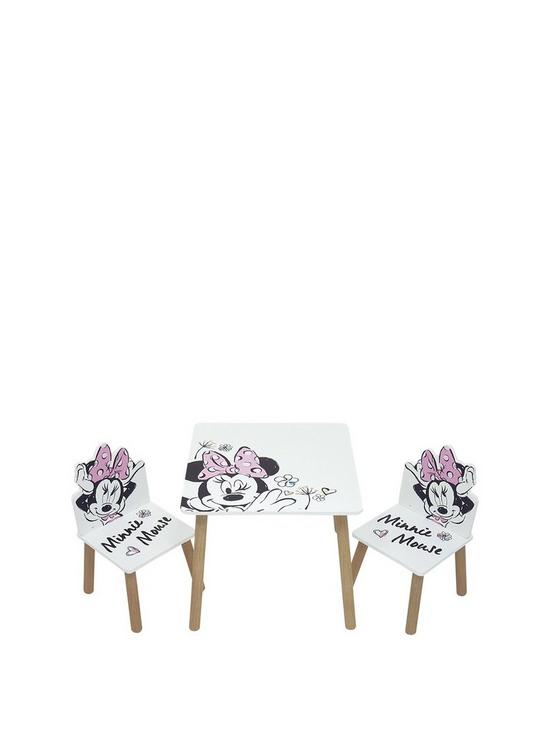 front image of minnie-mouse-classic-table-and-2-chair-set