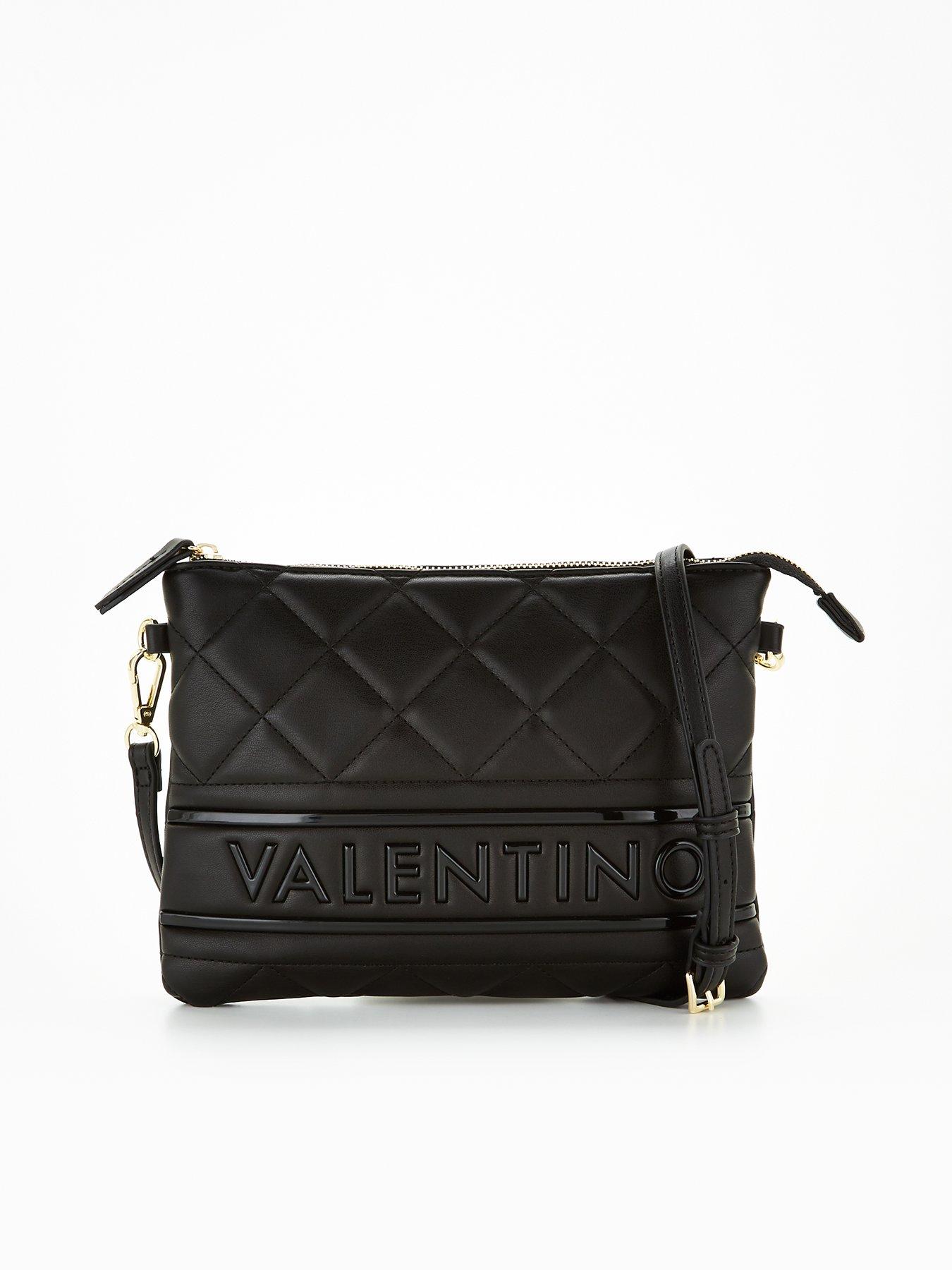 Valentino Bags Ada quilted embossed cross body bag with chain strap in  black