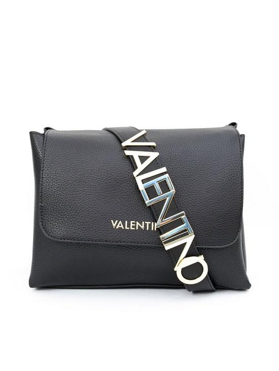 front image of valentino-bags-alexia-shoulder-bag-black