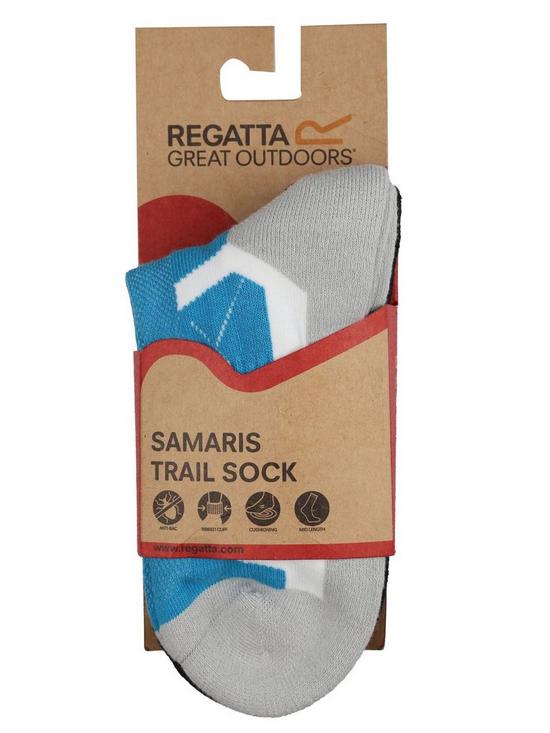 stillFront image of regatta-2-pack-ofnbspoutdoor-active-socks-greyblue