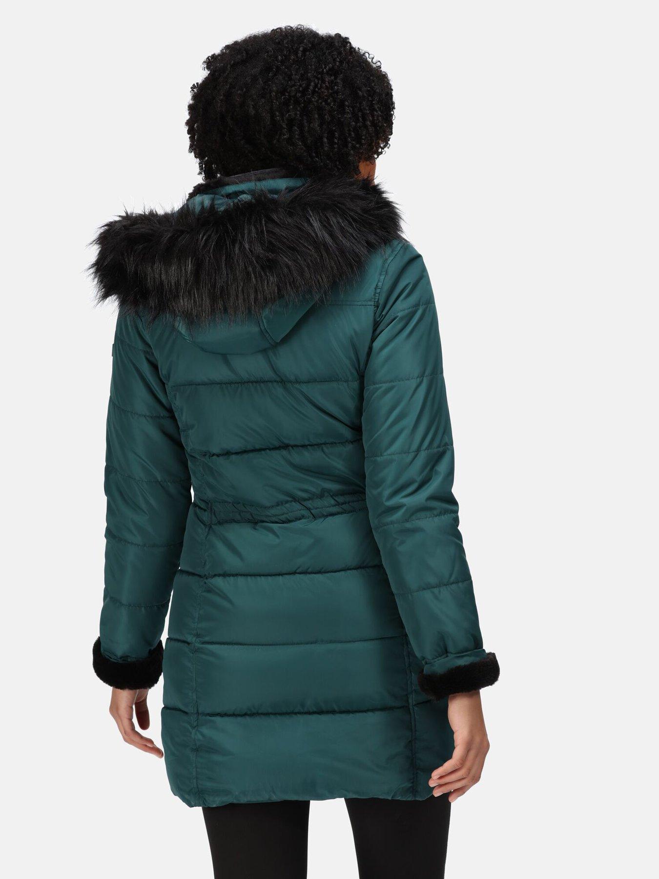 regatta green quilted jacket