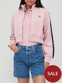 fred-perry-cropped-taped-track-jacket-pink