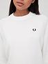 fred-perry-crew-neck-jumper-whiteoutfit