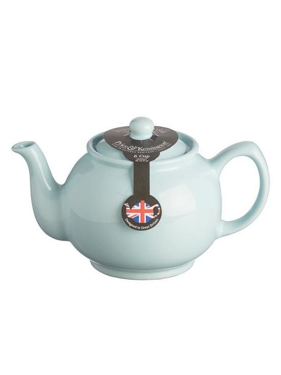 stillFront image of price-kensington-pastel-blue-6-cup-teapot