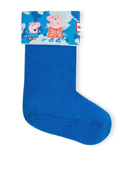 hunter-kids-peppa-pig-wellington-socks-blue