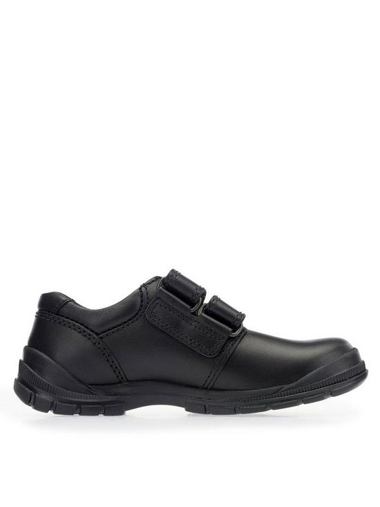 back image of start-rite-engineernbspvegan-double-riptape-boys-school-shoes-black