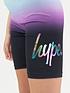  image of hype-girls-cycling-short-midnight-mint