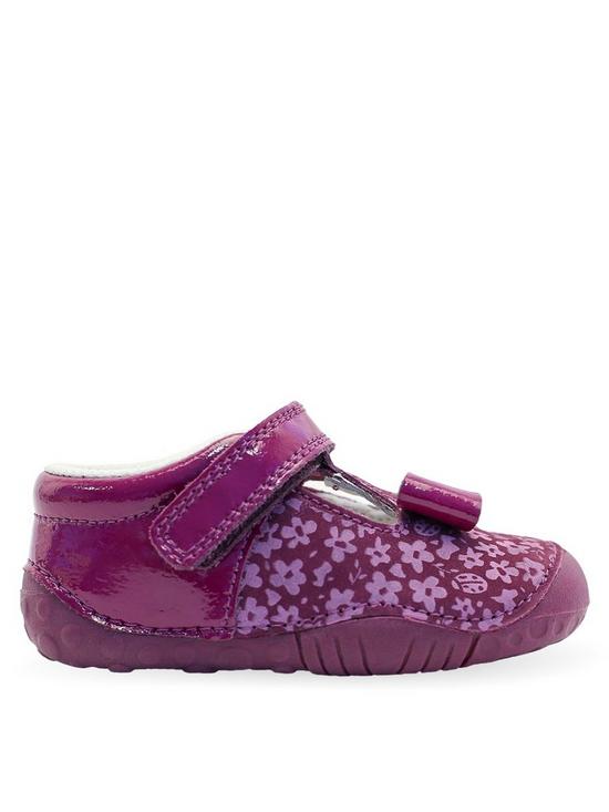 front image of start-rite-wiggle-pre-walker-shoe-purple