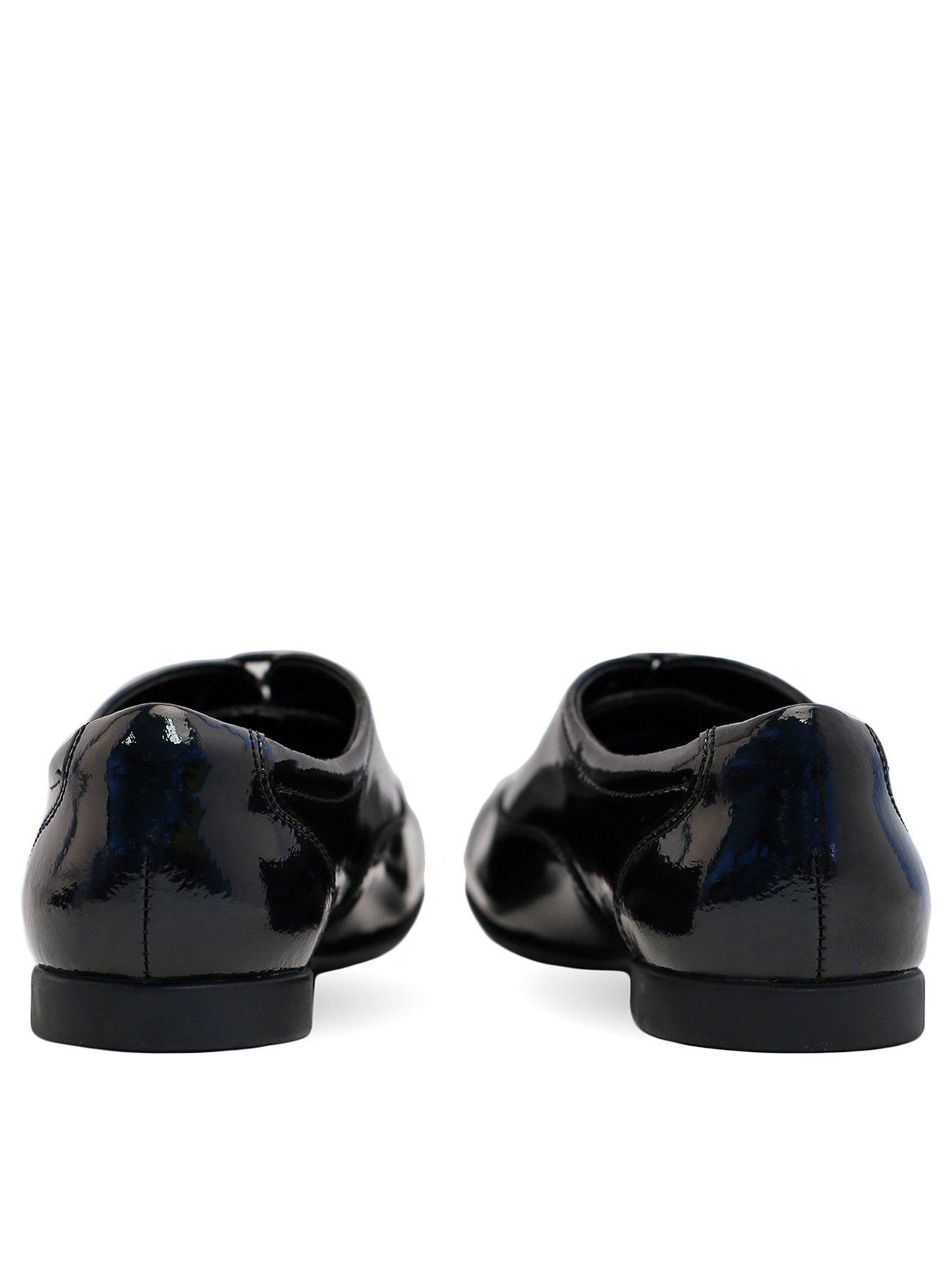  image of start-rite-girlsnbsptalentnbspleathernbsplace-up-school-shoes-black-patent