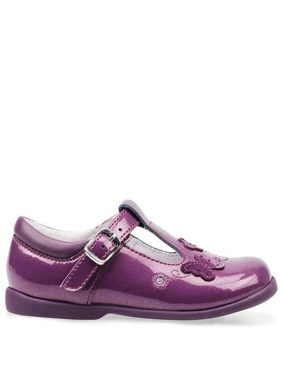 front image of start-rite-girlsnbspsunshine-glitter-patent-leathernbspt-bar-buckle-shoes-purple