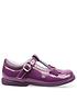  image of start-rite-girlsnbspsunshine-glitter-patent-leathernbspt-bar-buckle-shoes-purple