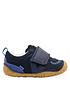  image of start-rite-chucklenbspsoft-nubuck-leather-easy-riptape-boys-baby-shoes-navy-blue