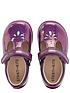  image of start-rite-puzzlenbspglitter-patent-leather-easy-riptape-t-bar-girls-first-shoes-purplenbspnbsp