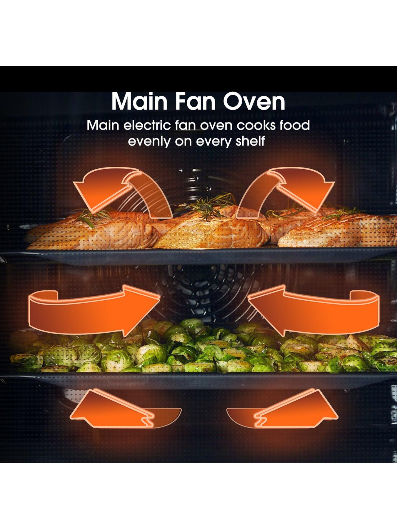Image 3 of 7 of Hisense BID99222CXUK&nbsp;Built-In Electric&nbsp;Double Oven with Catalytic Liners&nbsp;- Stainless Steel
