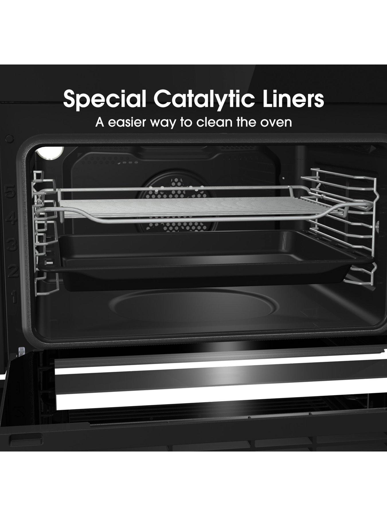 Image 5 of 7 of Hisense BID99222CXUK&nbsp;Built-In Electric&nbsp;Double Oven with Catalytic Liners&nbsp;- Stainless Steel