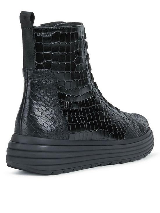 stillFront image of geox-phaolae-lace-up-croc-ankle-boots-blacknbsp