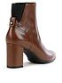  image of geox-new-annya-heeled-leather-boots-brownnbsp