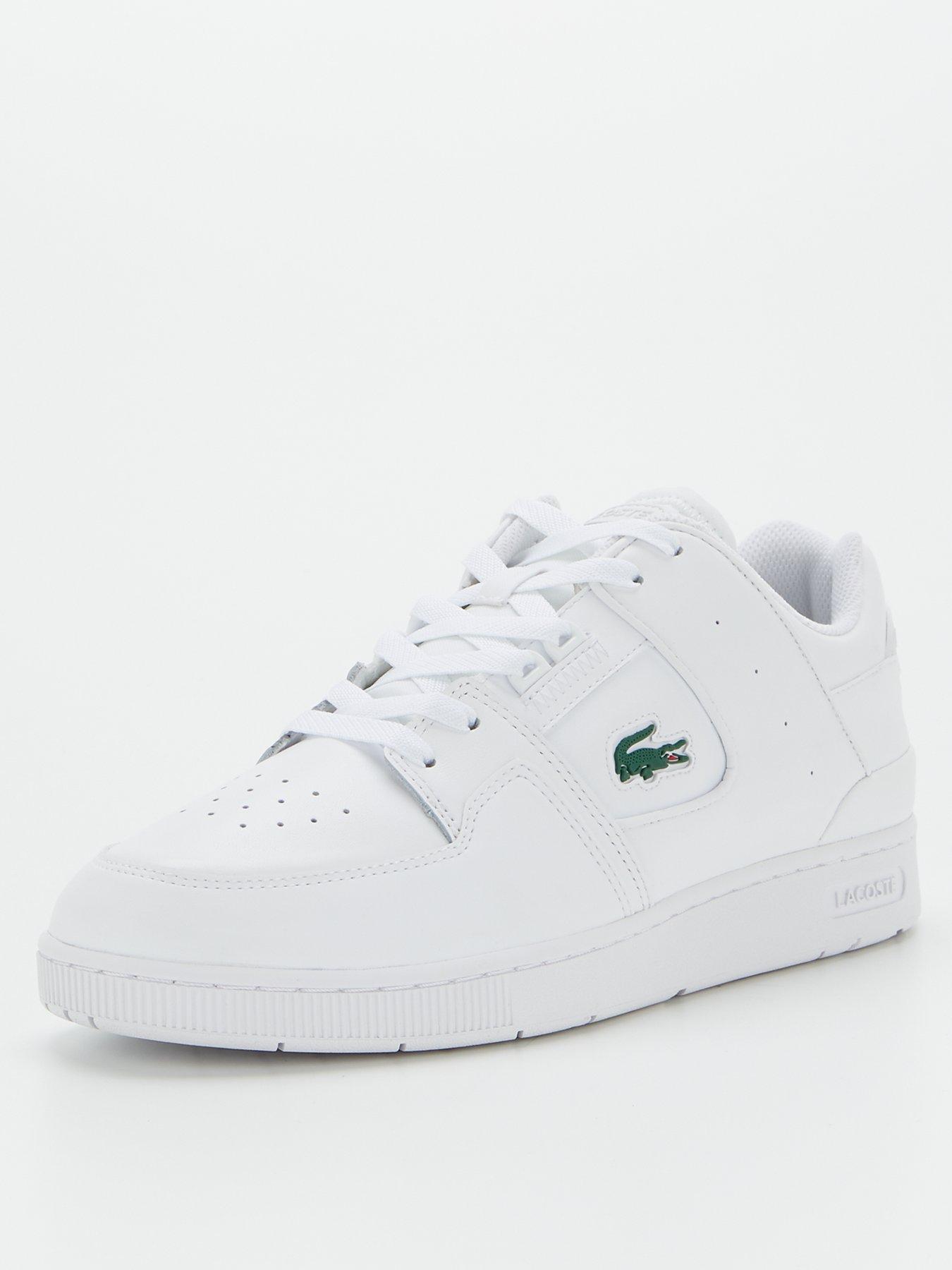 grey lacoste trainers