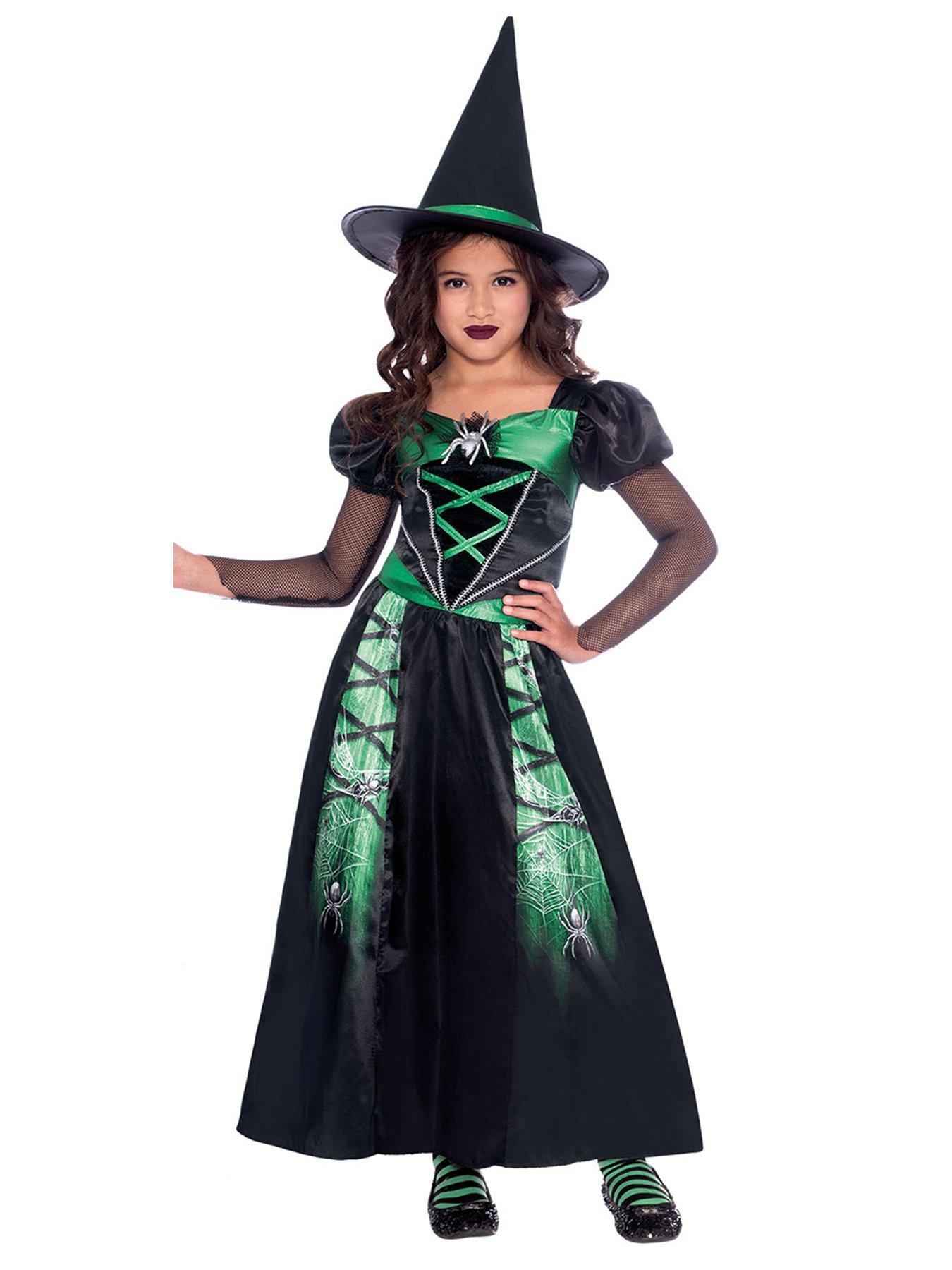 undefined Halloween Girls Spider Witch Costume