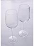  image of barcraft-ridged-white-wine-glasses-ndash-set-of-2