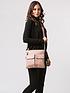  image of pure-luxuries-london-soames-zip-top-leather-cross-body-bag-pink