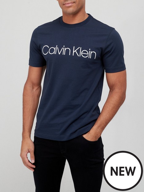 calvin-klein-cotton-front-logo-t-shirt-navy