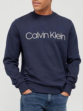 calvin-klein-cotton-logo-sweatshirt-navy