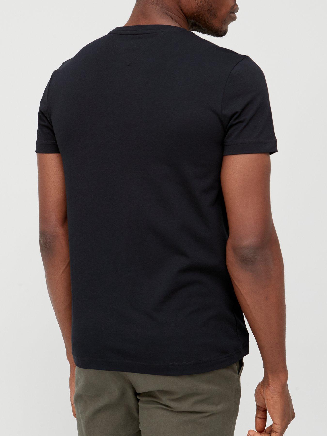  image of tommy-hilfiger-core-stretch-slim-fit-t-shirt-black
