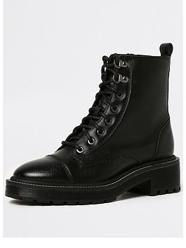 river-island-panelled-ankle-boot-black
