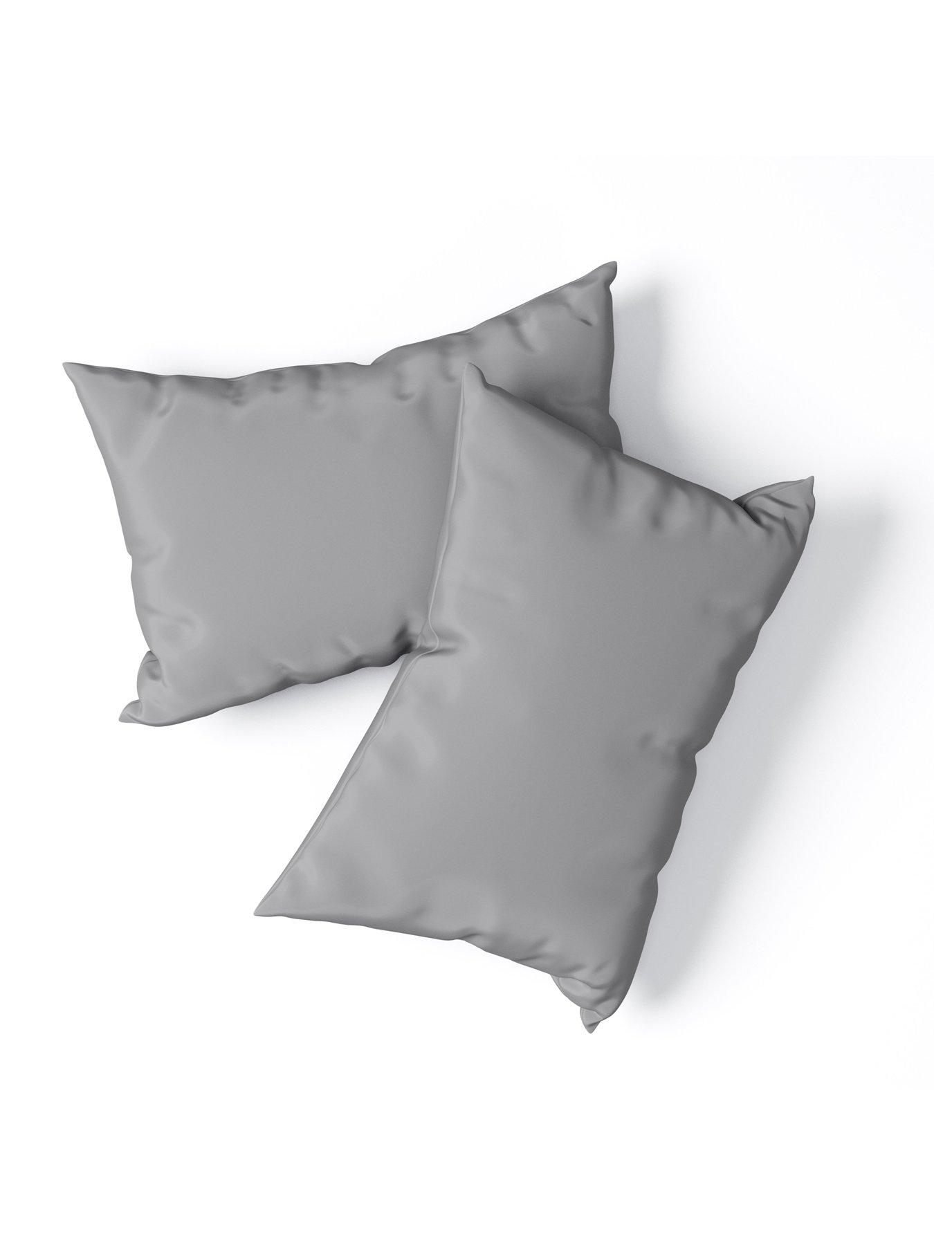 Image 1 of 5 of Panda London 100% Bamboo Pillowcase Pair - Dove Grey