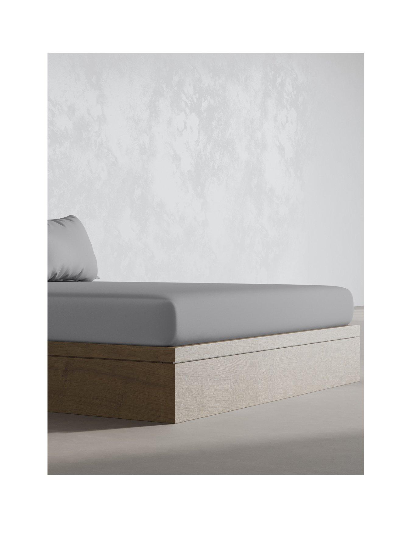 Panda London Panda 100 Bamboo Fitted Sheet Grey