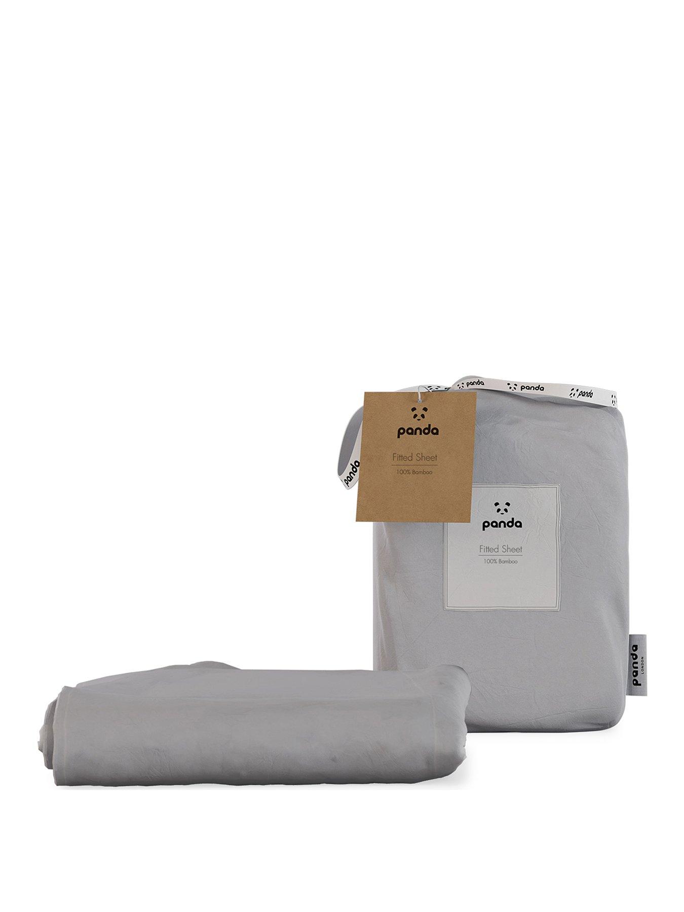 Panda London 100% Bamboo Fitted Sheet - Pure White