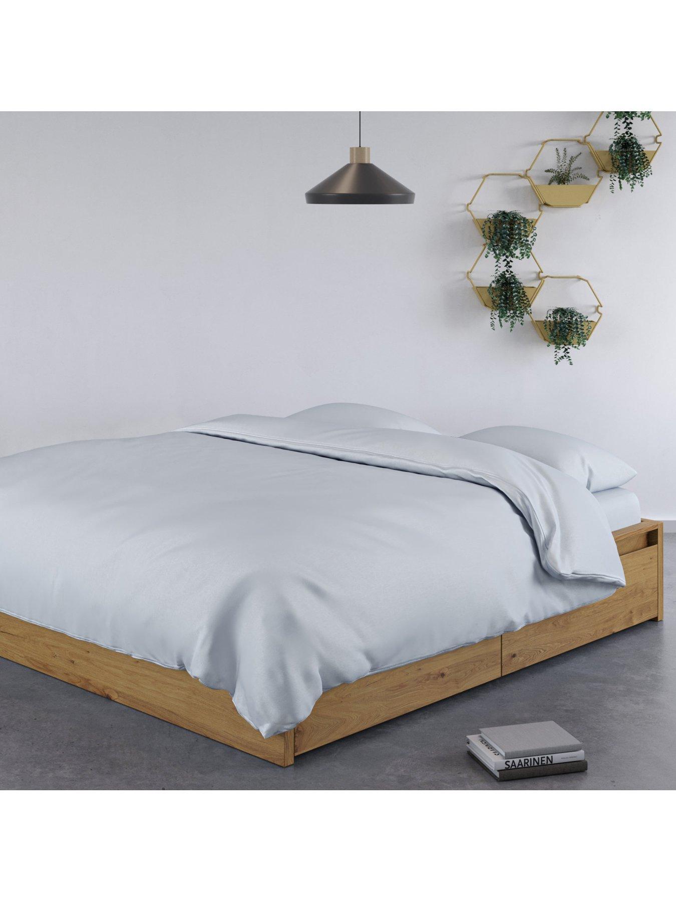 undefined Panda 100% Bamboo Duvet Cover - White
