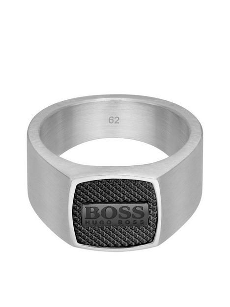 boss-stainless-black-logo-ring-small