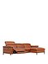  image of blaine-3-seater-real-leatherfaux-leather-power-recliner-sofa