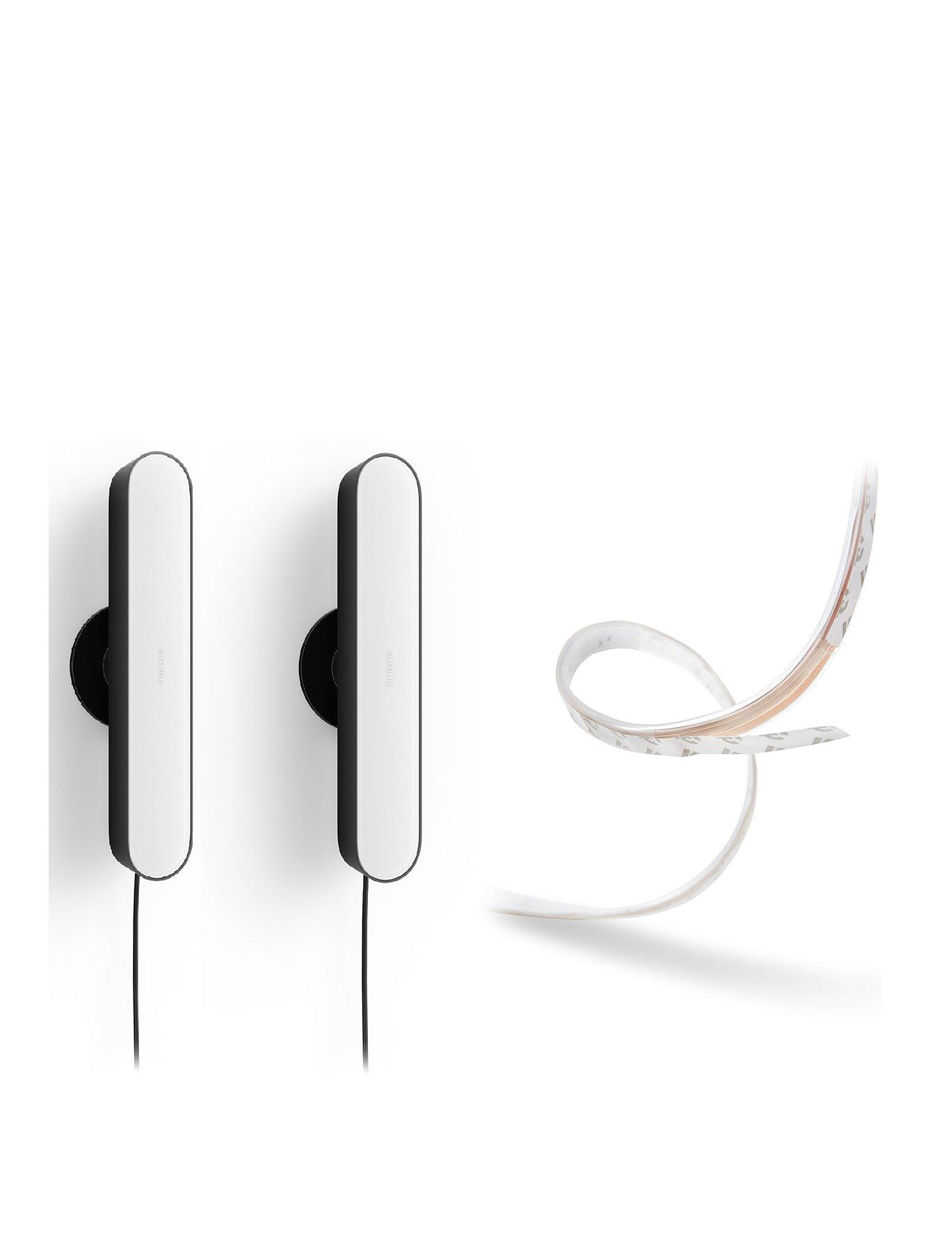  image of philips-hue-hue-play-smart-light-bar-white-amp-colour-ambiance-double-pack-and-lightstrip-plus-2m-kit
