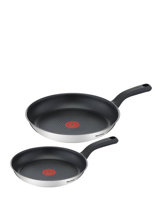 front image of tefal-comfort-max-twin-pack-frying-pans