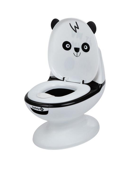 front image of safety-1st-mini-size-panda-toilet