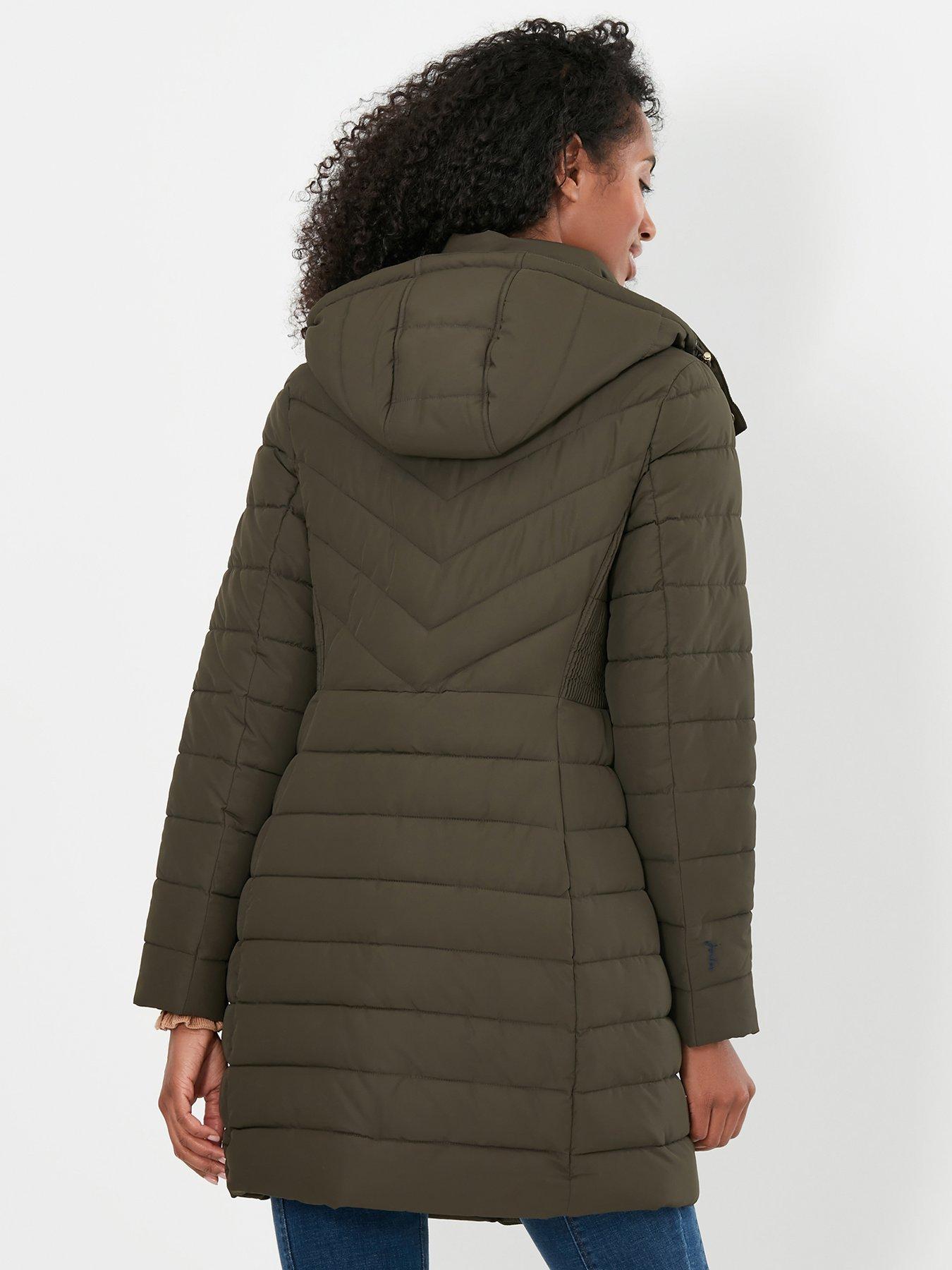 dartwell padded longline coat